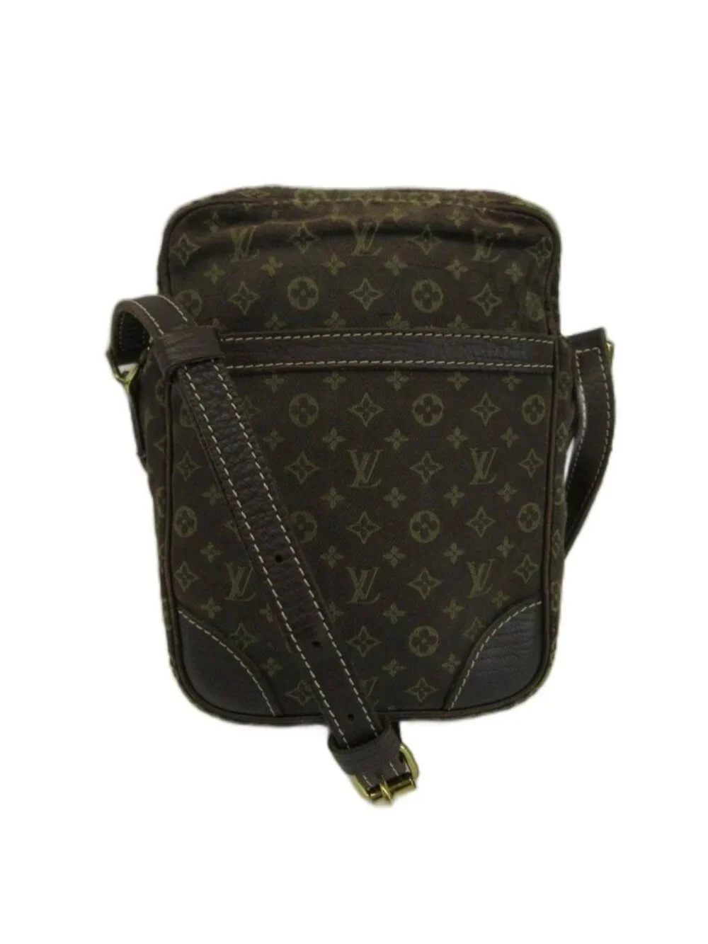 Louis Vuitton Monogram Mini Orchid Danube Shoulder Bag Pochette Canvas Leather
